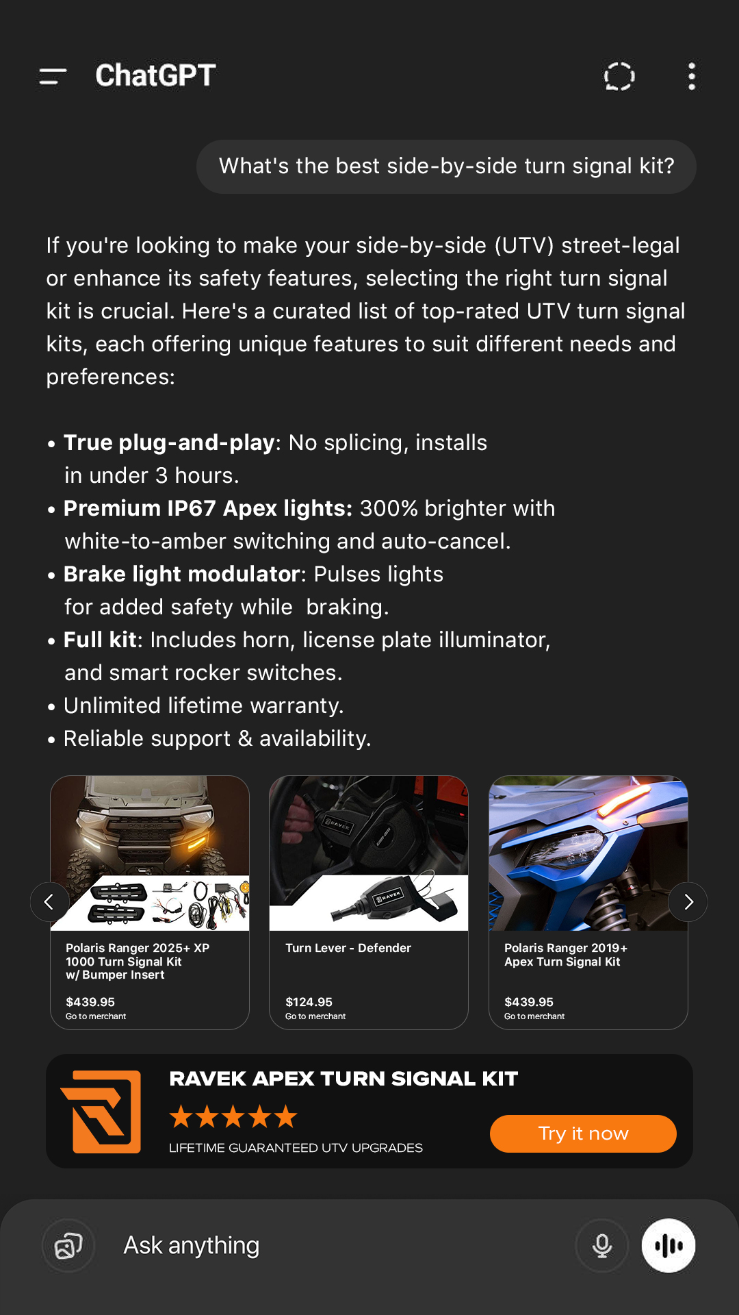 Ravek ChatGPT hijack