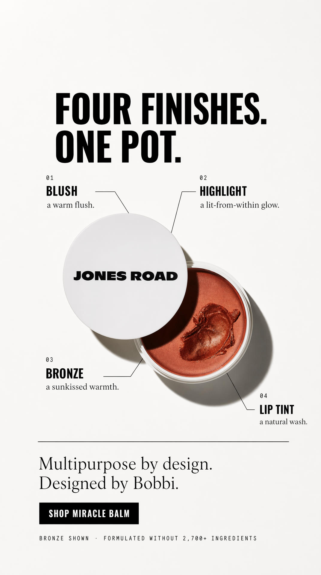 Jones Road features